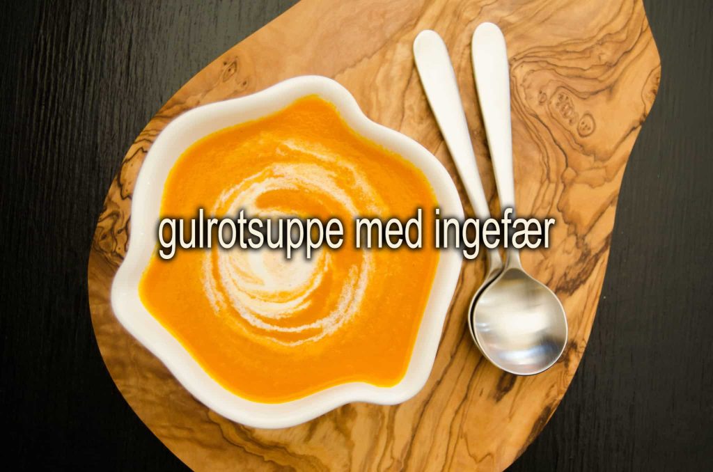 gulrotsuppe med ingefær