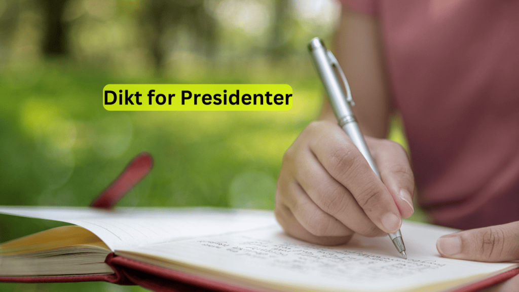 dikt for presidenter