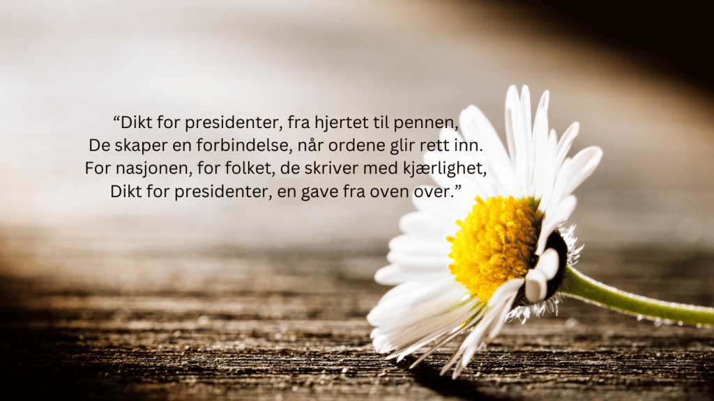 dikt for presidenter
