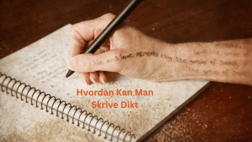 hvordan kan man skrive dikt