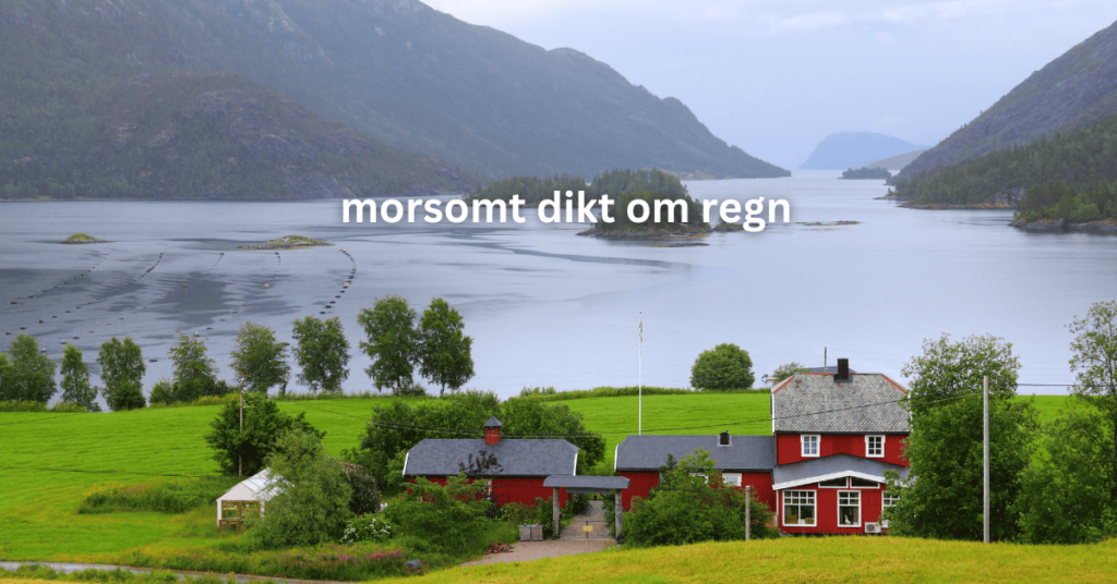 morsomt dikt om regn