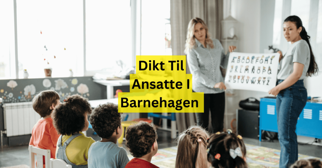 dikt til barnehageansatte dikt til barnehageansatte