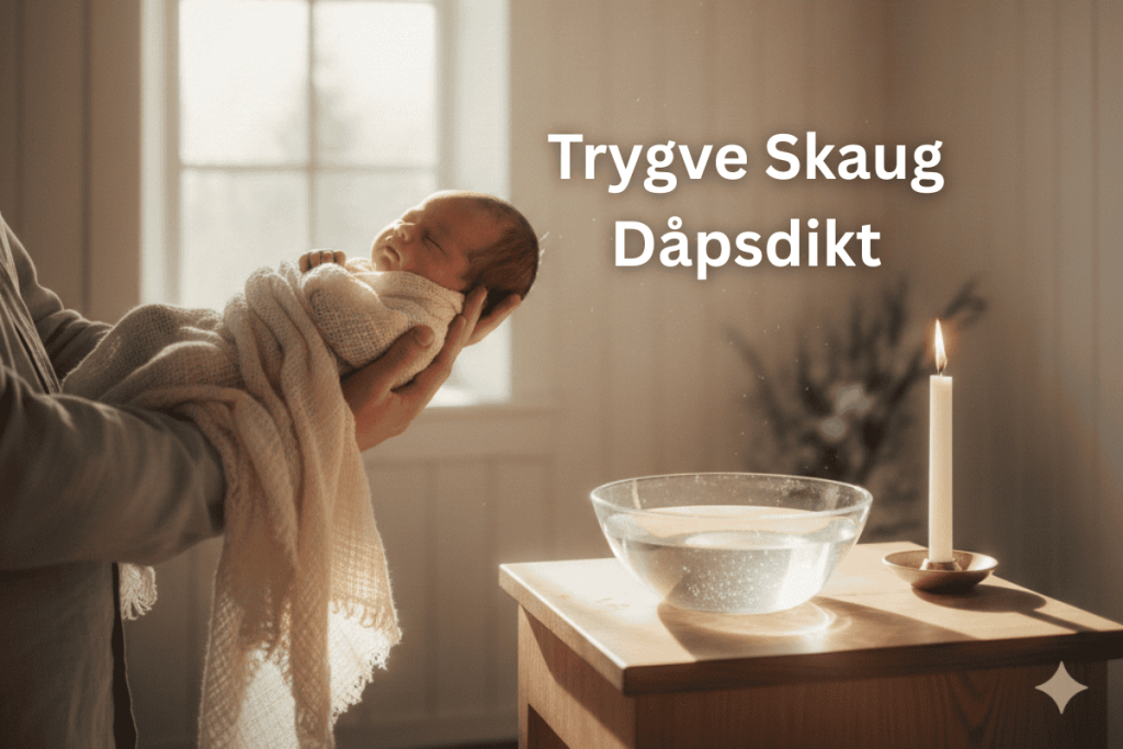 Trygve Skaug dåpsdikt – varme og rolige dikt til dåp