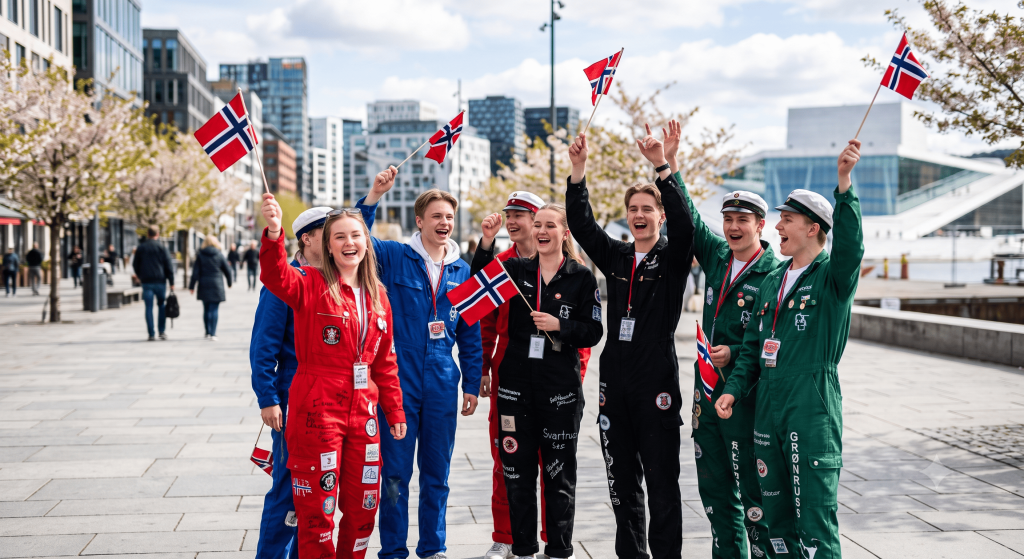Hva er de forskjellige russe fargene i Norge